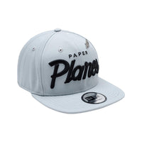 Blue Print Snapback | Grey