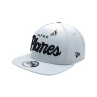 Blue Print Snapback | Grey