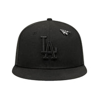 LA Dodgers X Paper Planes Blackout Snapback Hat