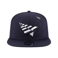 Navy Boy Crown Old School Snapback
