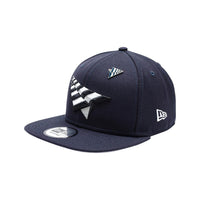 Navy Boy Crown Old School Snapback