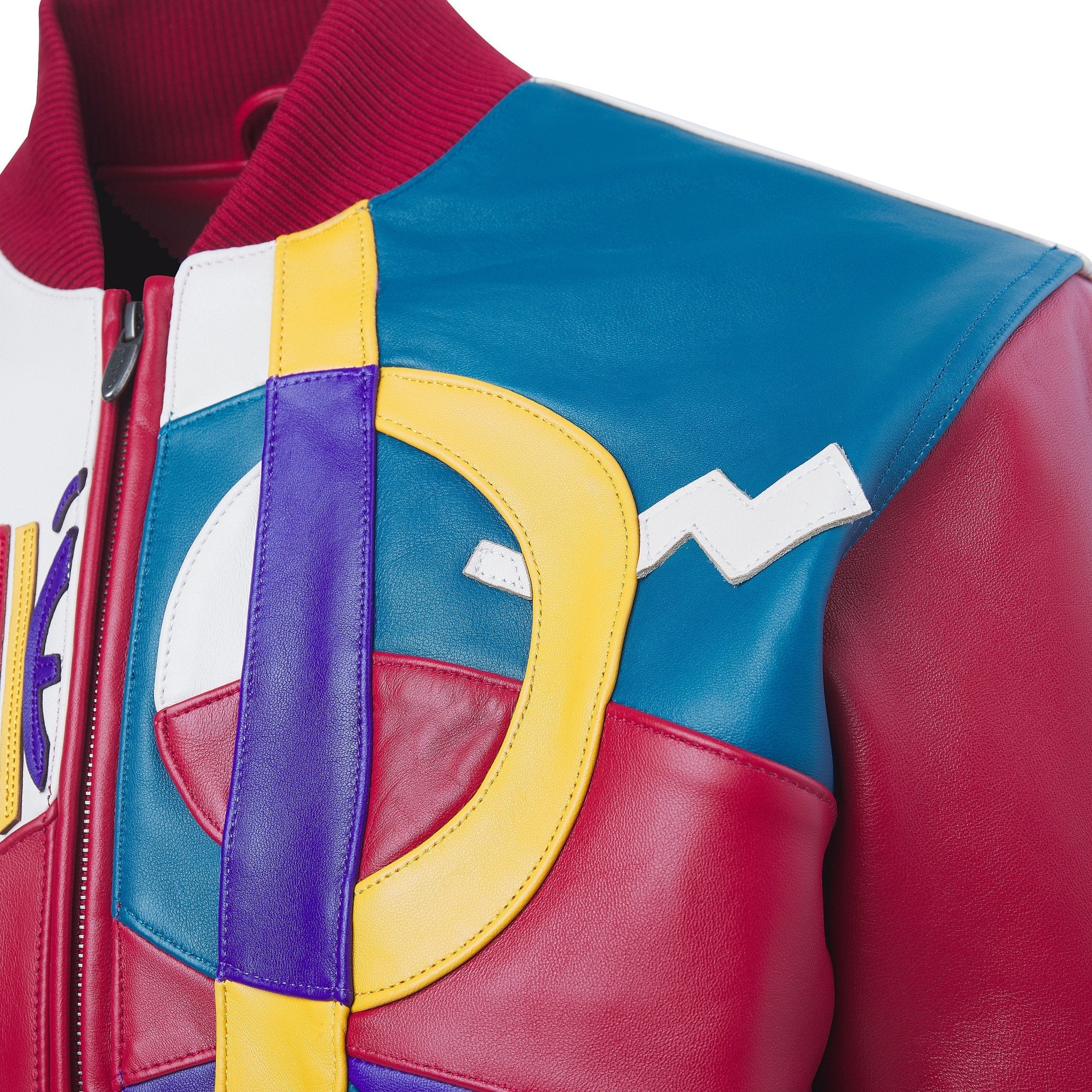 Picasso Jacket | Cabernet/Teal/Ivory – Capsule NYC