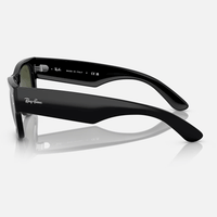 Mega Wayfarer Sunglasses | Black/Green