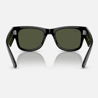 Mega Wayfarer Sunglasses | Black/Green