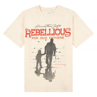 Rebellious for Our Fathers Tee | Bone - Capsule NYC