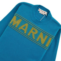 Roundneck Logo Sweater | Cobalt - Capsule NYC