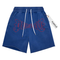 Screen Wordmark Sweatshort | Blue - Capsule NYC