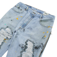 Vintage Reworked Denim | Light Wash Size 34 - Capsule NYC