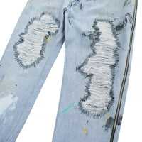 Vintage Reworked Denim | Light Wash Size 34 - Capsule NYC
