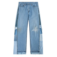 Vintage Reworked Denim | Light Wash Size 34 - Capsule NYC