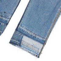 Vintage Reworked Denim | Light Wash Size 38 - Capsule NYC