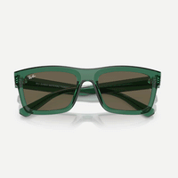 Warren Sunglasses | Transparent Green/Brown