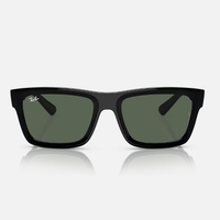 Warren Sunglasses | Black/Dark Green