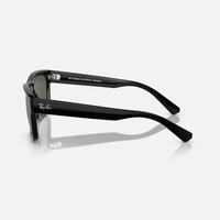 Warren Sunglasses | Black/Dark Green