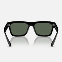 Warren Sunglasses | Black/Dark Green