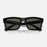Warren Sunglasses | Black/Dark Green