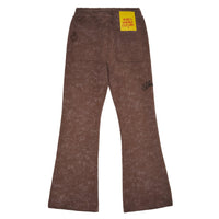 Waxed Flared Sweatpant | Brown/Black - Capsule NYC