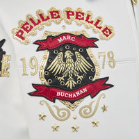 World Famous Pelle Jacket | White/Black/Cabernet - Capsule NYC