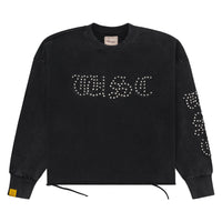 WSC Rhinestone Sweatshirt | Black/Clear - Capsule NYC