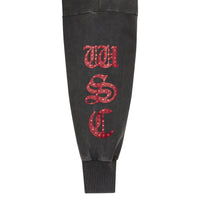 WSC Rhinestone Sweatshirt | Black/Red - Capsule NYC