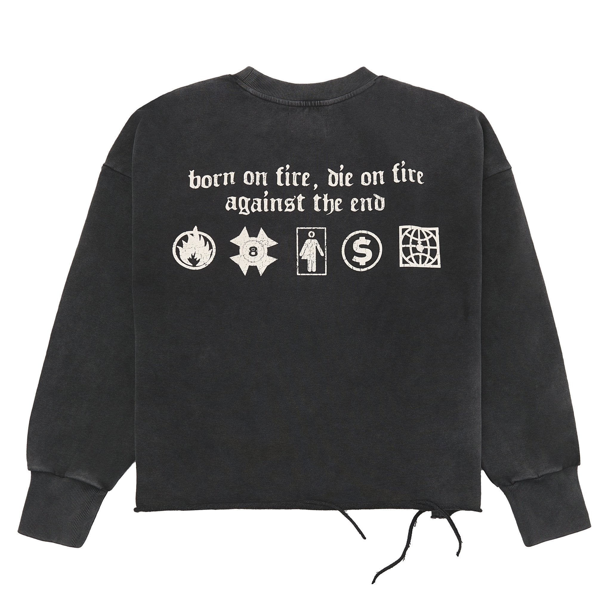 トップス keep it like a secret sweatshirt New York Los Angeles Spliced Oversized Crew Sweatshirt