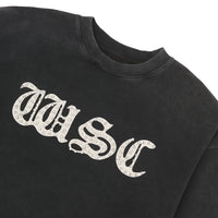 WSC Rhinestone Sweatshirt | Black/White - Capsule NYC