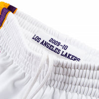 09-10 LA Lakers Authentic Short | White - Capsule NYC