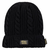 ABC 12(3) Cableknit Beanie | Anthracite Black - Capsule NYC