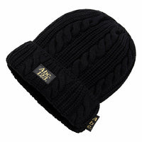 ABC 12(3) Cableknit Beanie | Anthracite Black - Capsule NYC