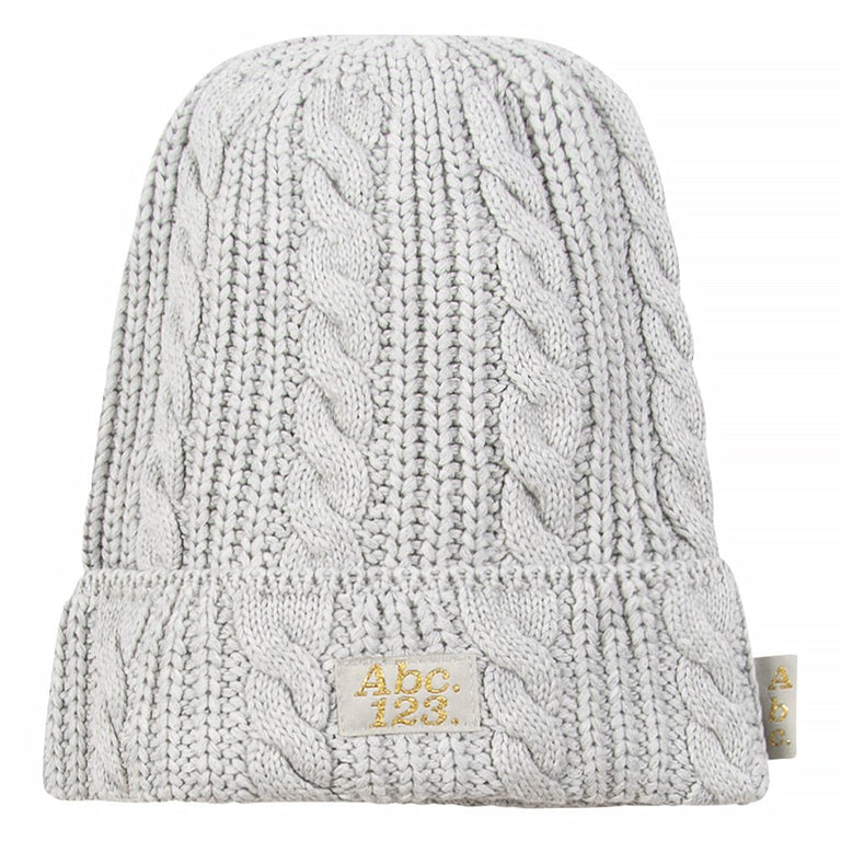 ABC 12(3) Cableknit Beanie Jasper Grey – Capsule NYC