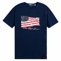 American Flag Tee | Navy - Capsule NYC
