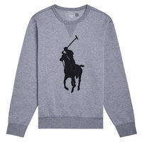 Big Pony Sweatshirt | Grey/Black - Capsule NYC