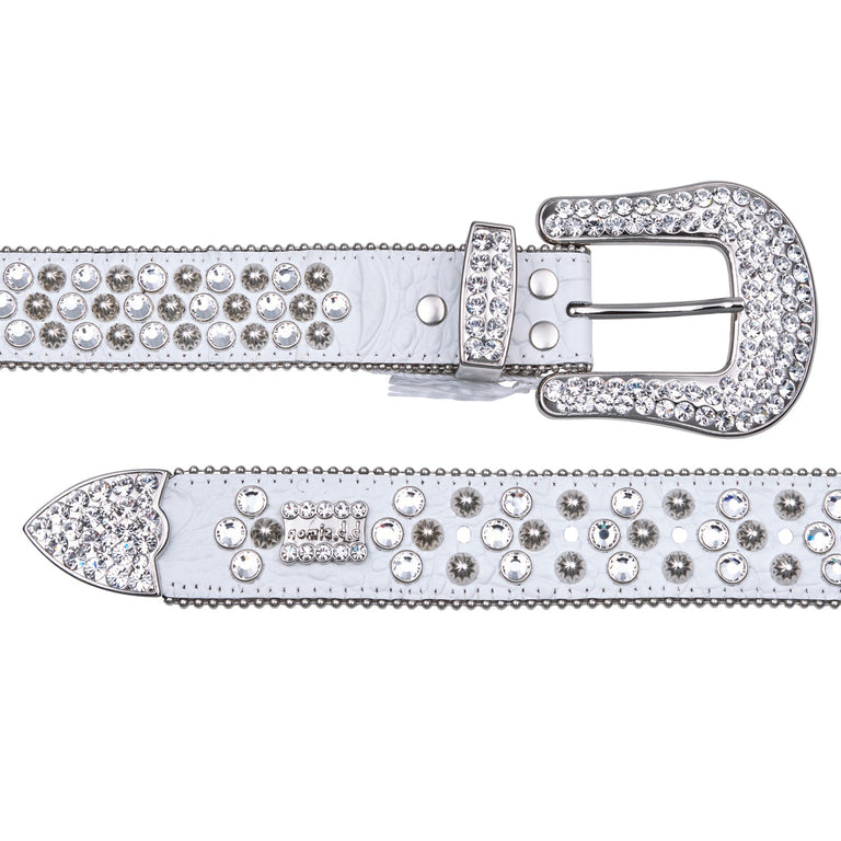 Blanc Swarovski Belt – Capsule NYC display picture 2