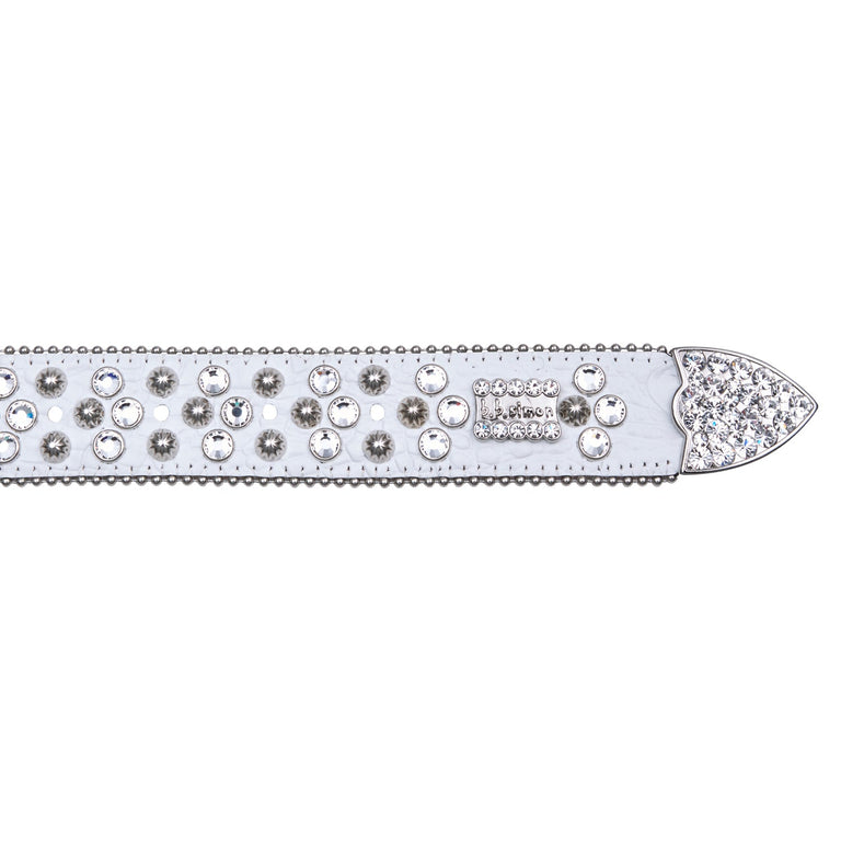 Blanc Swarovski Belt – Capsule NYC display picture 1