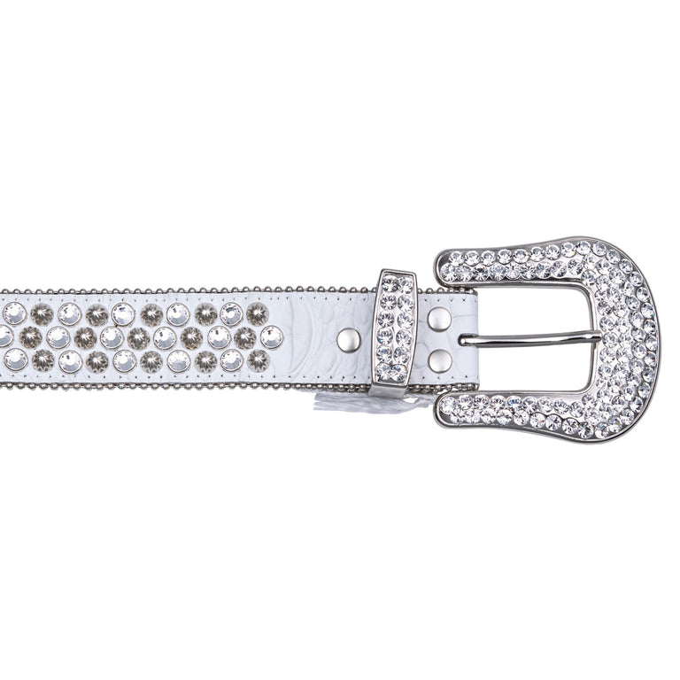 Blanc Swarovski Belt – Capsule NYC