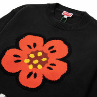 Boke Flower Sweater | Black - Capsule NYC