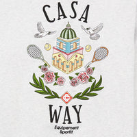 Casa Way Embroidered Sweatshirt | Grey - Capsule NYC