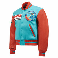 Classic Varsity Jacket | Cyan Blue - Capsule NYC
