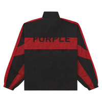 Color Blocked Track Jacket | Black/Red - Capsule NYC