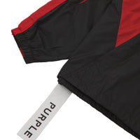 Color Blocked Track Jacket | Black/Red - Capsule NYC