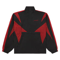 Color Blocked Track Jacket | Black/Red - Capsule NYC