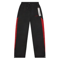 Color Blocked Trackpant | Black/Red - Capsule NYC
