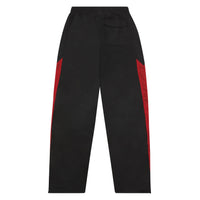Color Blocked Trackpant | Black/Red - Capsule NYC