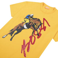 Cowboy Rhinestone Tee | Yellow - Capsule NYC