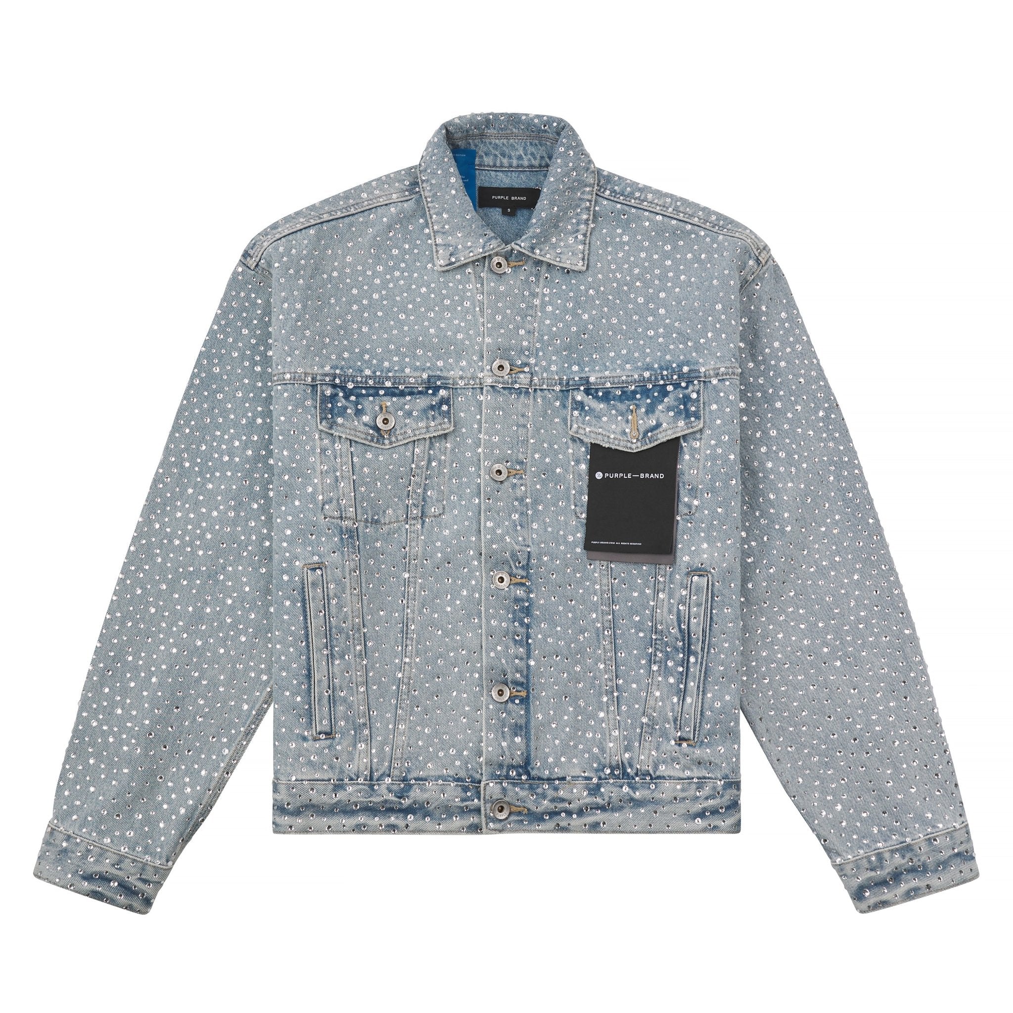 Crystal Galore Oversized Denim Jacket – Capsule NYC