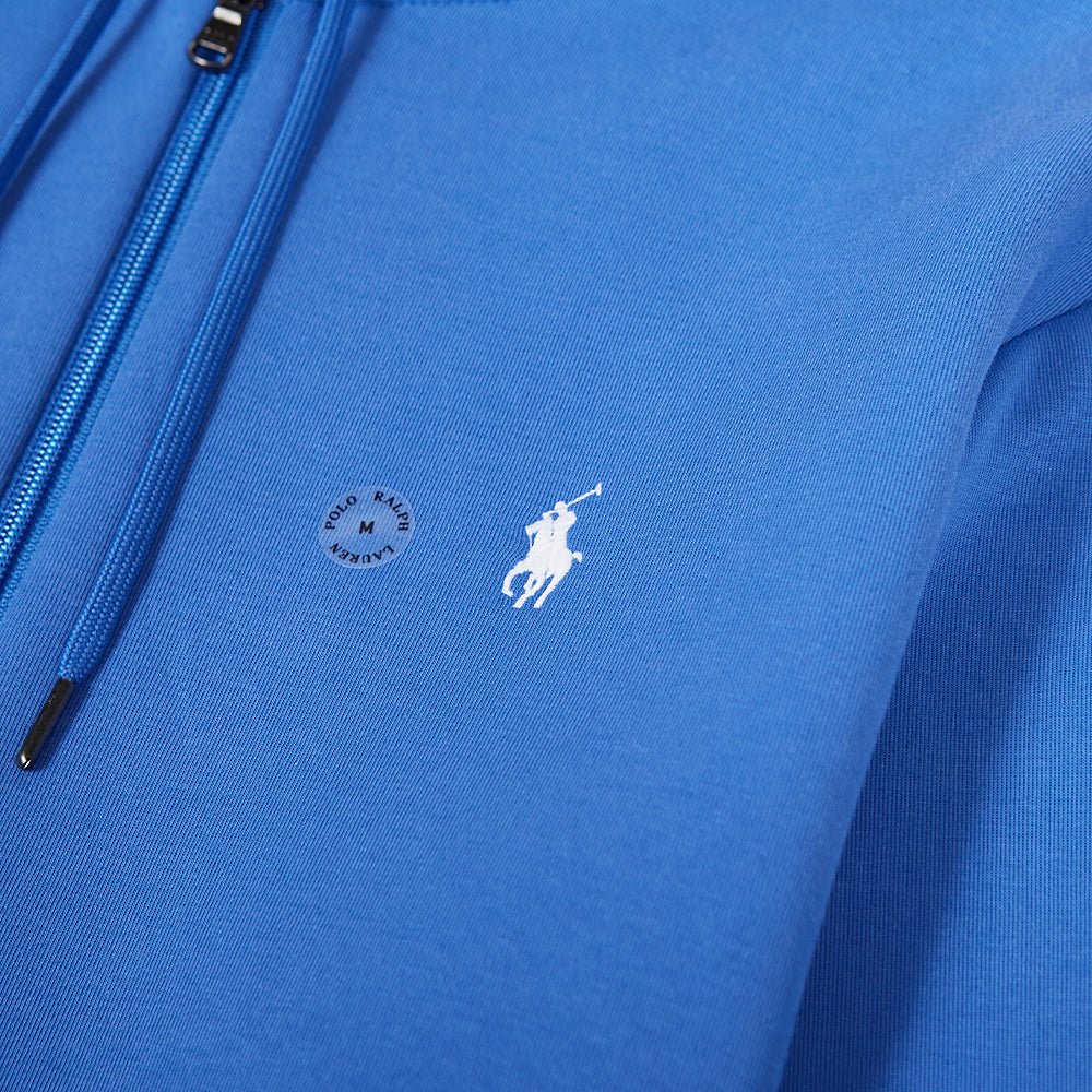 Double-Knit Full Zip Hoodie | Blue – Capsule NYC