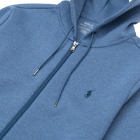Double-Knit Full Zip Tech Hoodie | Blue - Capsule NYC
