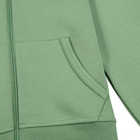 Double-Knit Full Zip Tech Hoodie | Outback Green - Capsule NYC