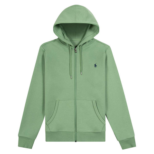 Double-Knit Full Zip Tech Hoodie | Outback Green – Capsule NYC