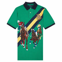 Down the Field Polo | Green Multi - Capsule NYC